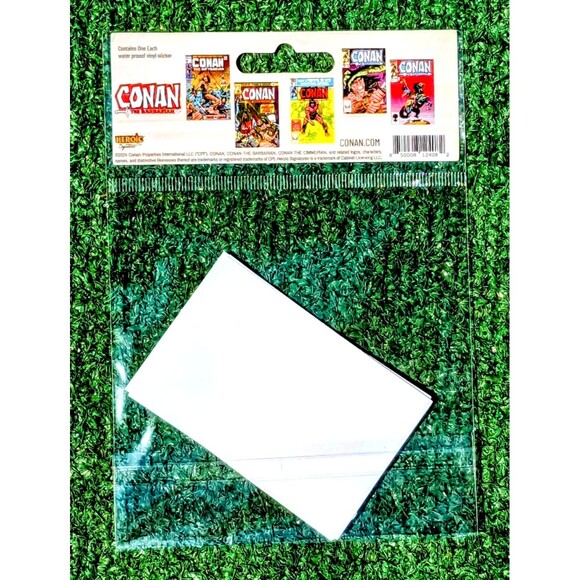 6 Conan the Barbarian/Cimmerian Comic Book Stickers Water Proof Vinyl 2-2 ½" NIP - Picture 5 of 5